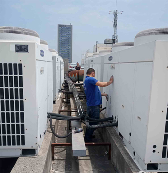 延川中央空调制热和不制冷系统维修方法